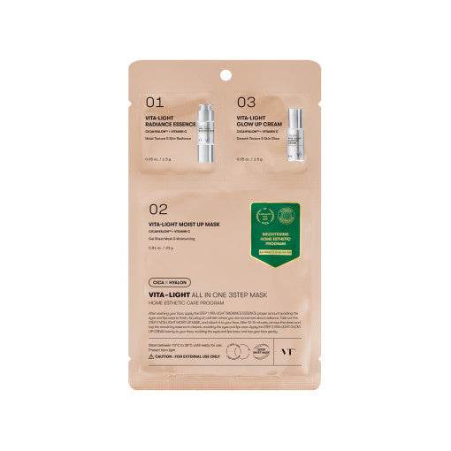 VT Vita-Light All In One 3step Mask 1.5g+24g+1.5g - Beauty Lab Perth