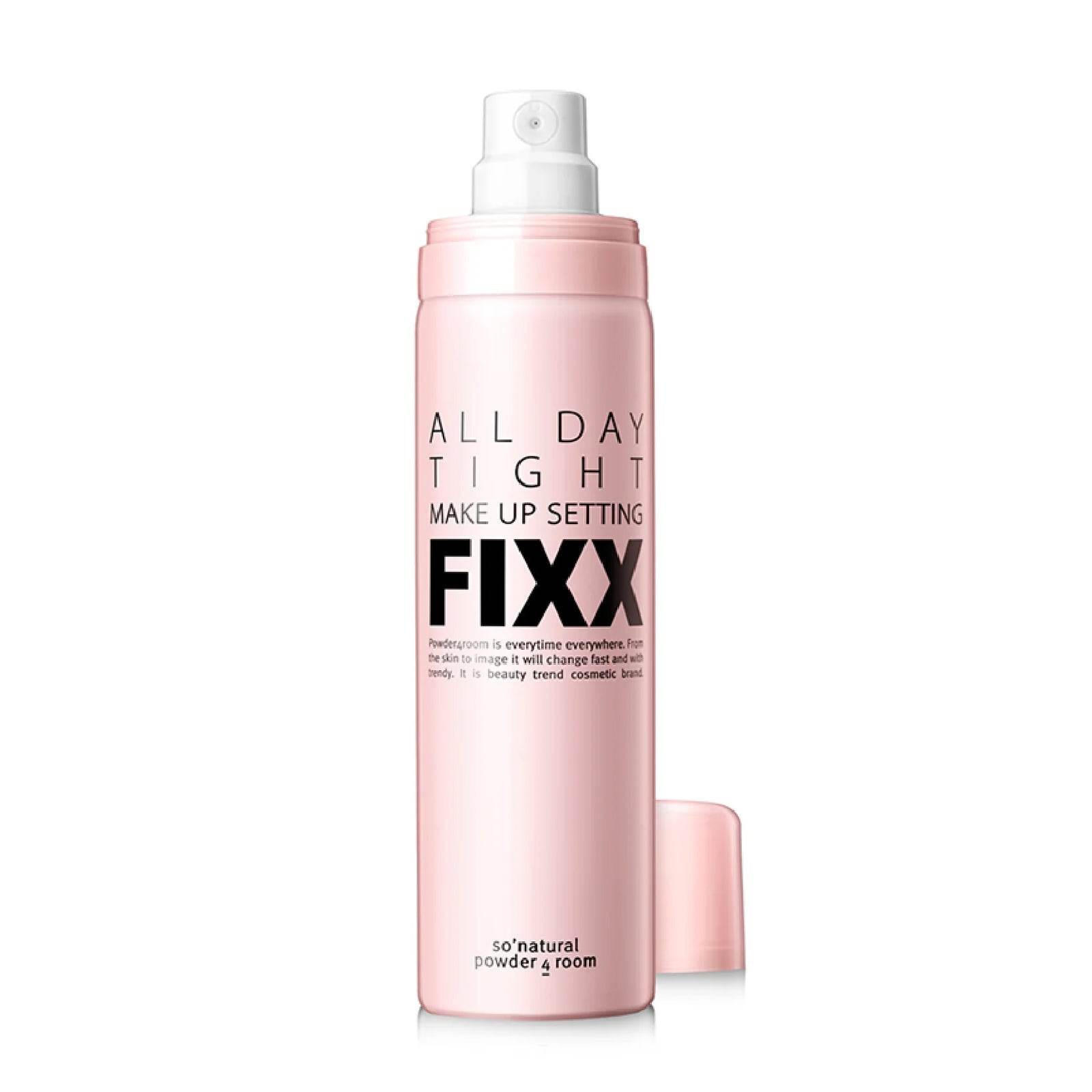 [so natural] ALL DAY TIGHT MAKE UP SETTING FIXER-NONE AEROSOL SPRAY TYPE 75ml - Beauty Lab Perth