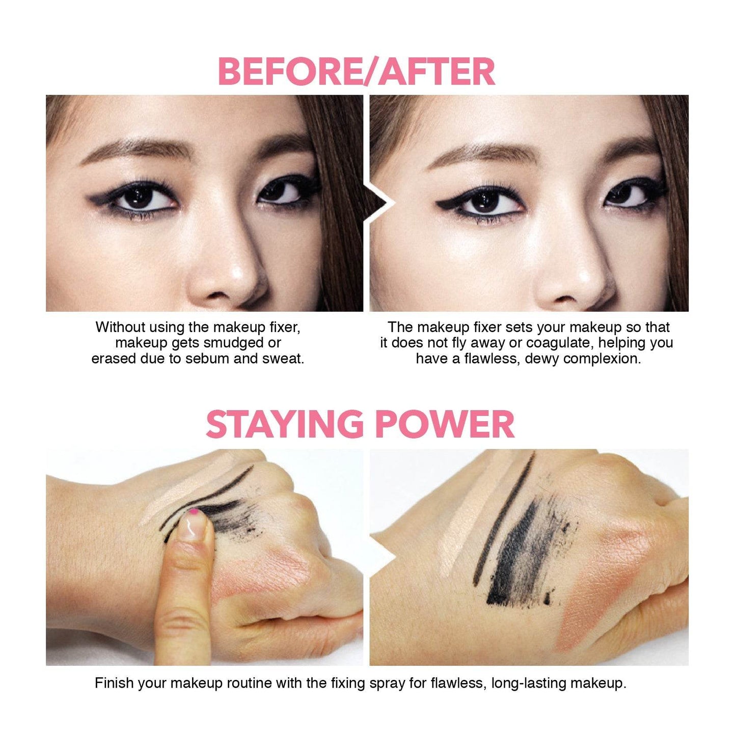 [so natural] ALL DAY TIGHT MAKE UP SETTING FIXER-NONE AEROSOL SPRAY TYPE 75ml - Beauty Lab Perth