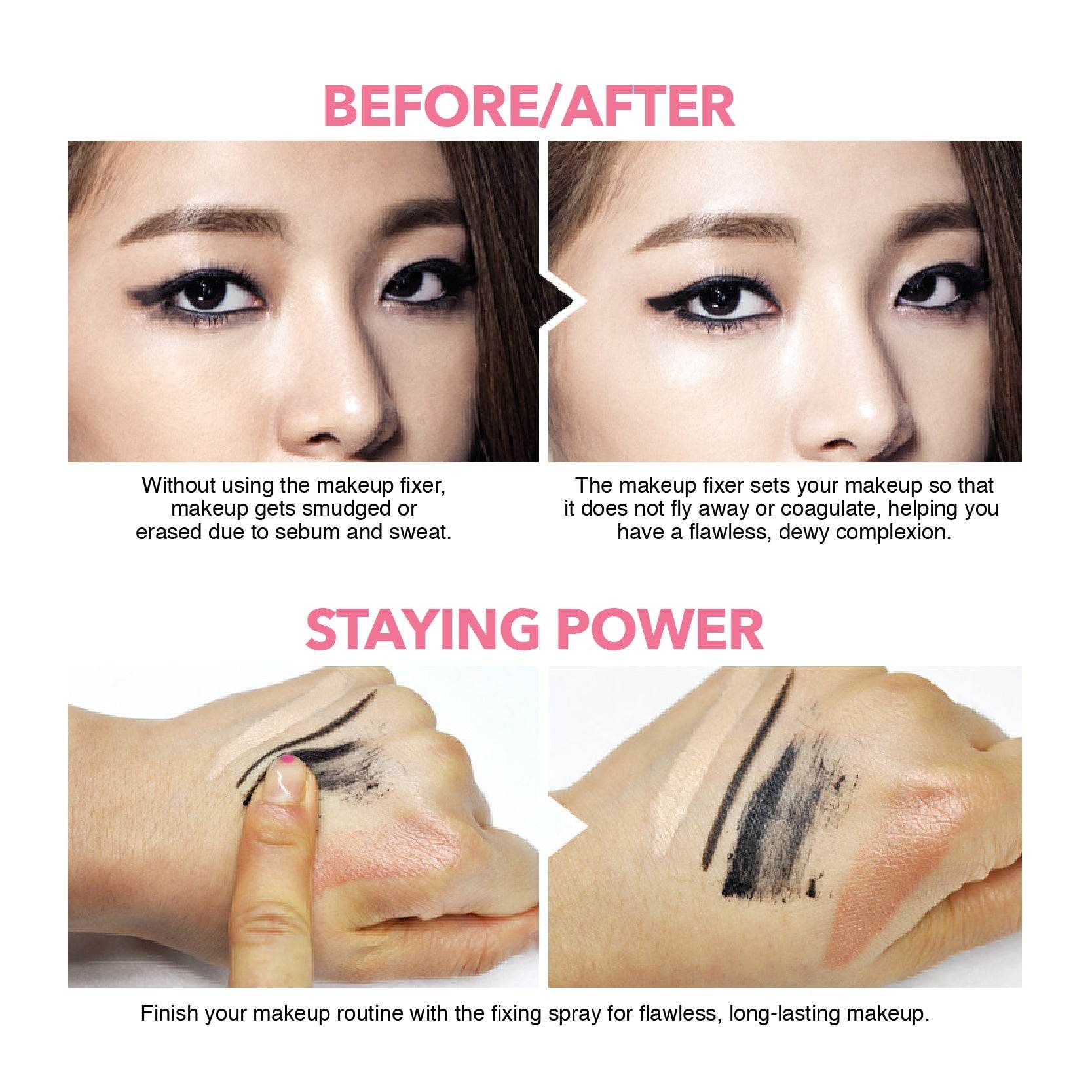 [so natural] ALL DAY TIGHT MAKE UP SETTING FIXER-NONE AEROSOL SPRAY TYPE 75ml - Beauty Lab Perth