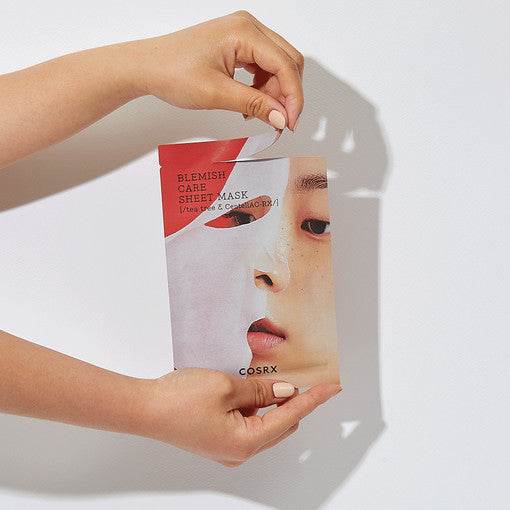 COSRX AC Collection Blemish Care Sheet Mask 26ml X 10ea - Beauty Lab Perth