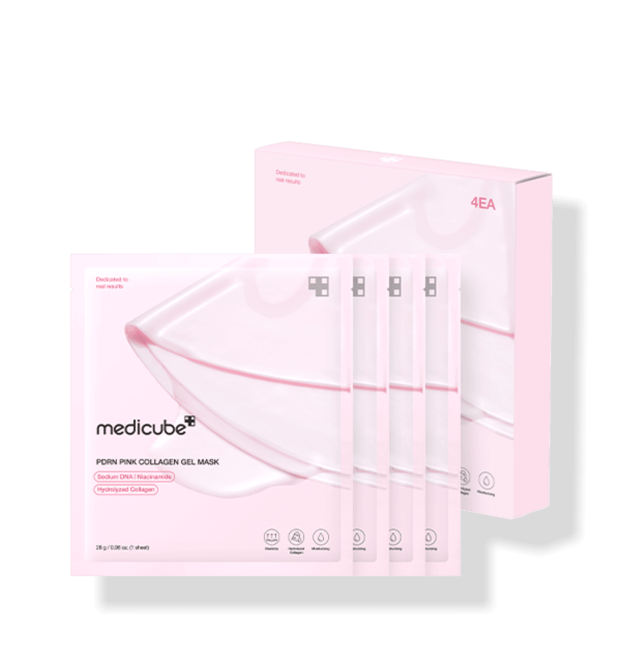 medicube PDRN Pink Collagen Gel Mask 28g X 4ea - Beauty Lab Perth