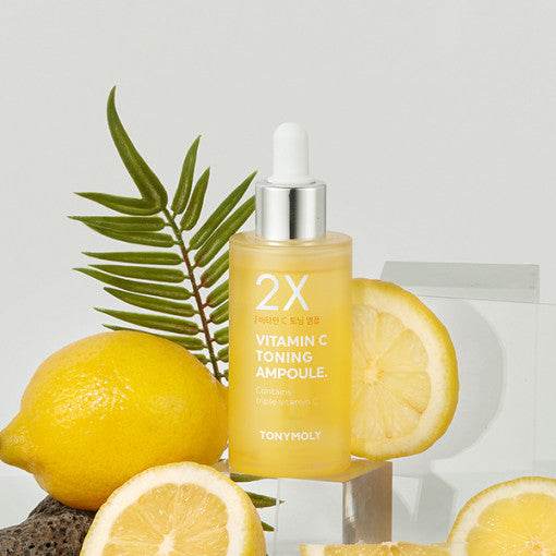 TONYMOLY 2X Vitamin C Toning Ampoule 50ml - Beauty Lab Perth