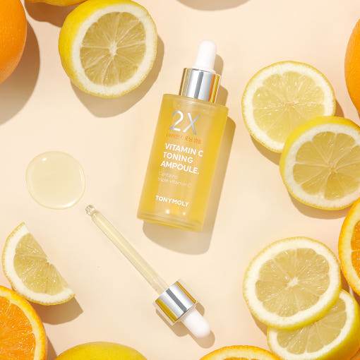 TONYMOLY 2X Vitamin C Toning Ampoule 50ml - Beauty Lab Perth