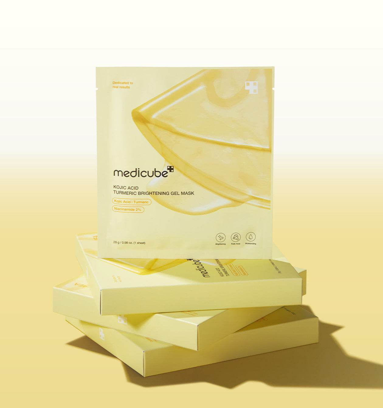 medicube Kojic Acid Turmeric Brightening Gel Mask 28g*4ea - Beauty Lab Perth