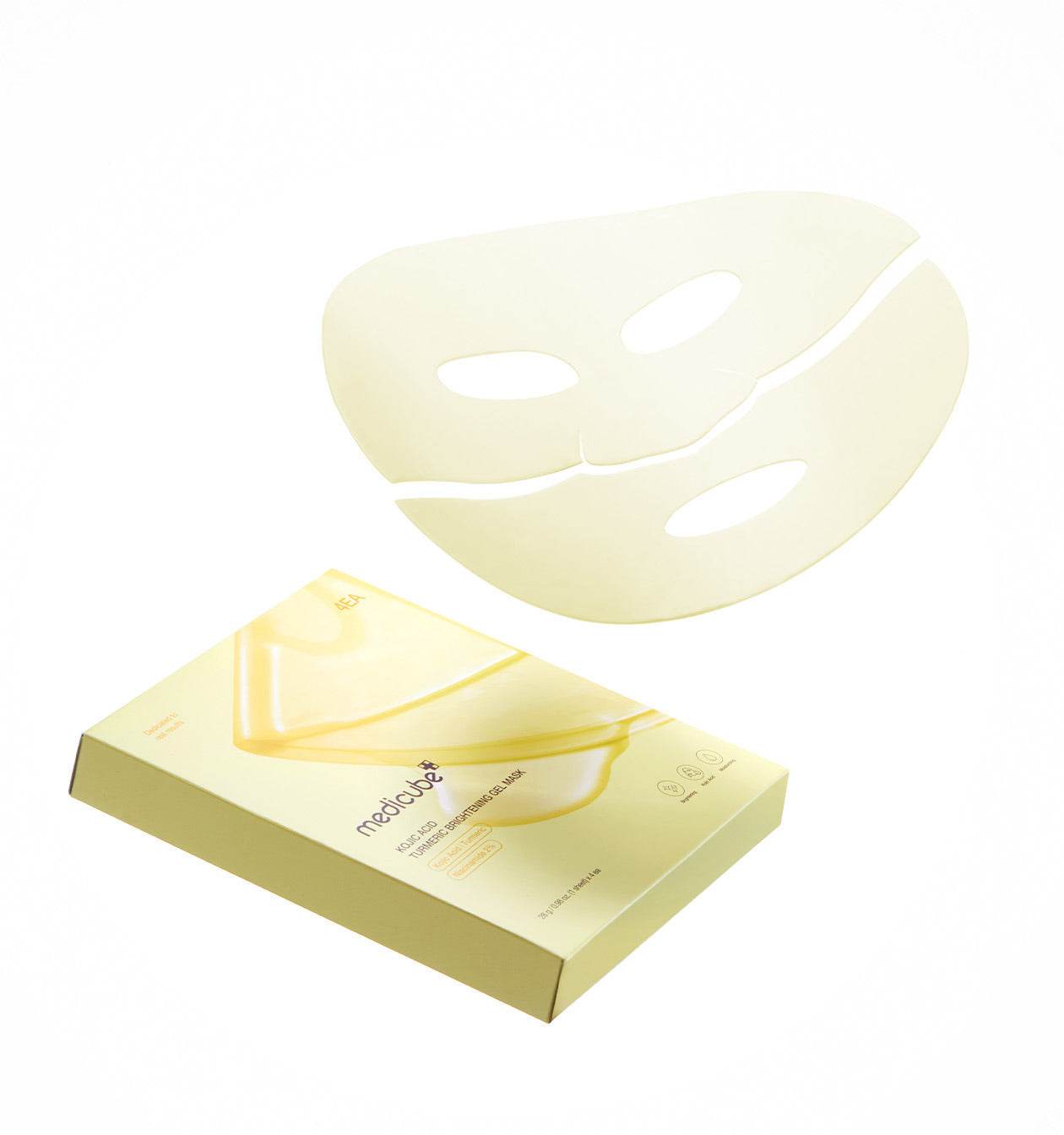 medicube Kojic Acid Turmeric Brightening Gel Mask 28g*4ea - Beauty Lab Perth