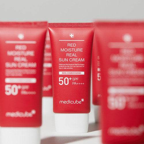 medicube Red Moisture Real Sun Cream 50ml - Beauty Lab Perth