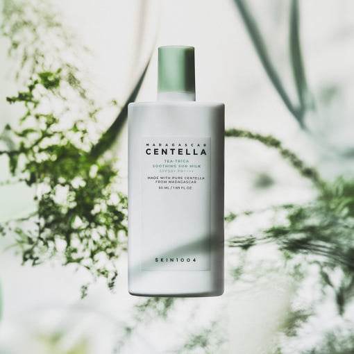 SKIN1004 MADAGASCAR CENTELLA TEA-TRICA SOOTHING SUN MILK SPF 50+ PA++++ 50ml - Beauty Lab Perth