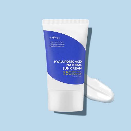 Isntree Hyaluronic Acid Natural Suncream SPF50+PA++++ 50ml - Beauty Lab Perth