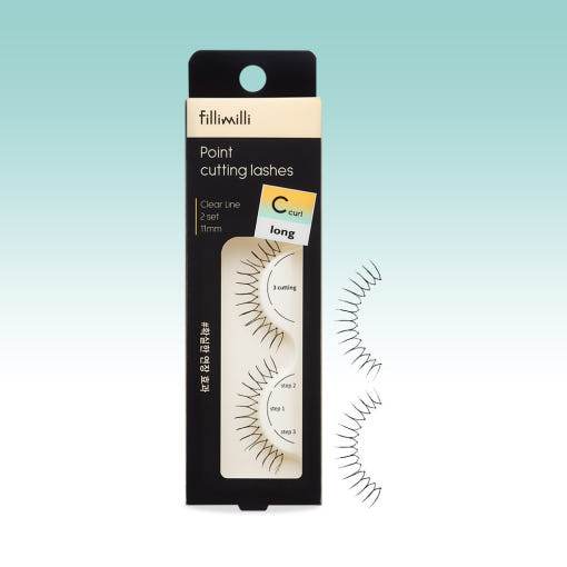 Fillimilli Point Cutting Lashes #SUPER LONG C-CURL (11mm) - Beauty Lab Perth