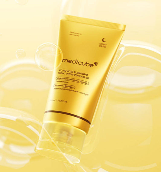 medicube Kojic Acid Turmeric Night Wrapping Mask 75ml - Beauty Lab Perth