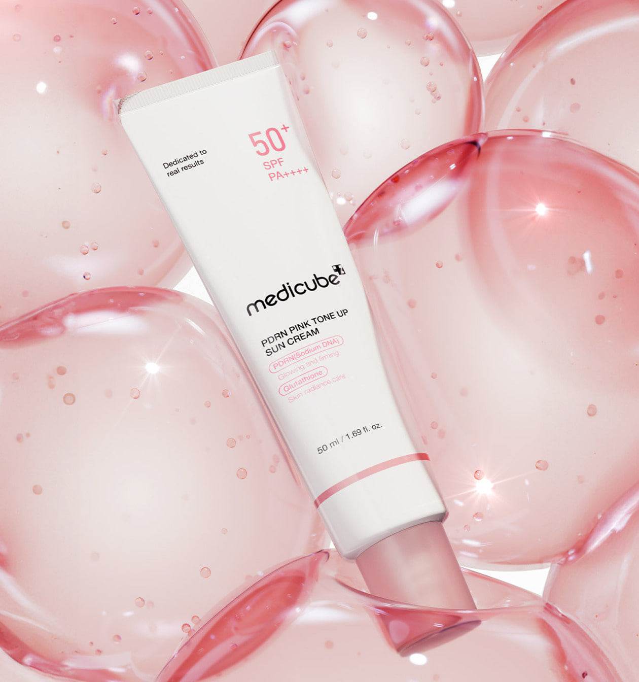 medicube PDRN Pink Tone Up Sun Cream 50ml - Beauty Lab Perth