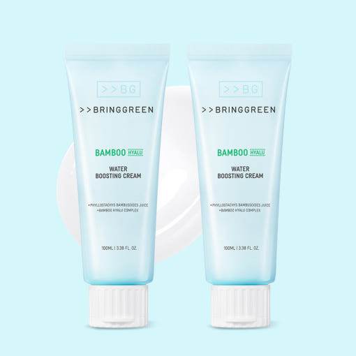 BRINGGREEN Bamboo Hyalu Water Boosting Cream 100ml + 100ml [Double SET] - Beauty Lab Perth